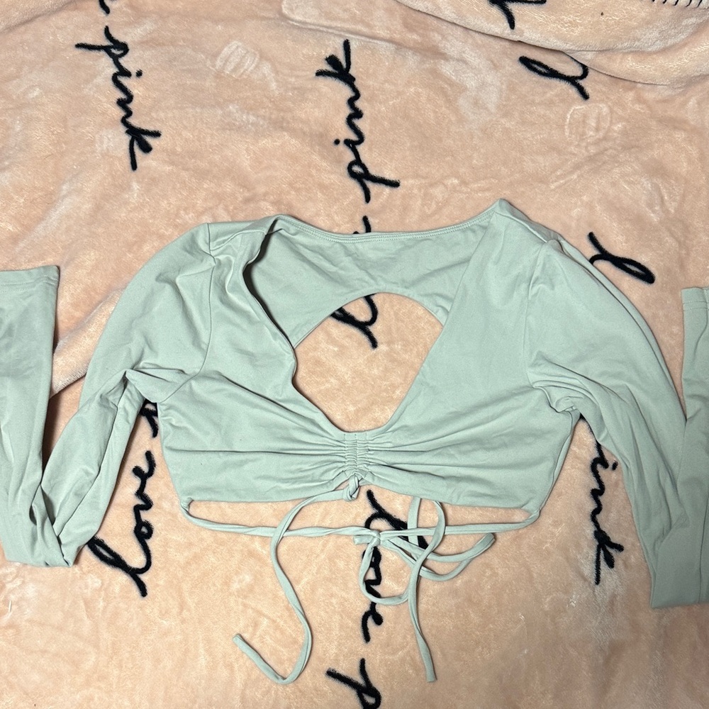 Lazuli label open back sports bra